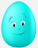 Яйцо Лицо Смайлик, синий, лицо png | PNGEgg